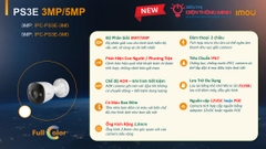 Camera IMOU IPC-PS3EP-3M0 (Thân 3MP, PoE, Loa Mic, góc rộng)