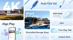 Camera IMOU IPC-PS3EP-8M0 (Thân 8MP, PoE, Loa Mic)