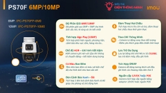 Camera IMOU IPC-PS70FP-10M0 (Quay quét 2 mắt x 5MP, PoE, Loa Mic)