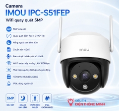 Camera IMOU IPC-S51FEP (Wifi quay quét 5MP)