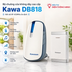 Bộ chuông cửa không dây cao cấp Kawa DB818