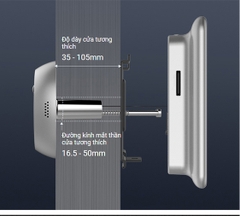 Chuông hình EZVIZ DP2C (Màn 4.3 inch, Wifi không dây, Dùng PIN)