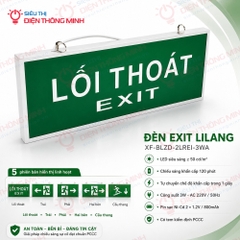 Đèn EXIT Lilang XF-BLZD-2LREI-3WA