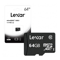 Thẻ nhớ LEXAR MicroSD 64GB Black LMS0C10064G-BNNNG chính Hãng