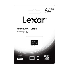 Thẻ nhớ LEXAR MicroSD 64GB Black LMS0C10064G-BNNNG chính Hãng