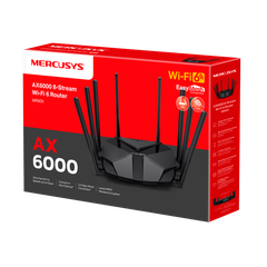 Bộ phát Wifi Mercusys MR90X (Wifi 6 AX6000 8-Stream 8 ăng ten)