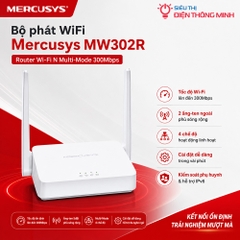 Bộ phát Wifi Mercusys MW302R (300Mbps 2 ăng ten)
