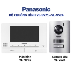 Bộ chuông hình Panasonic VL-MV71+VL-V524 (Màn VL-MV71 + Camera cửa VL-V524)