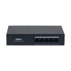 Switch PoE DAHUA DH-PFS3005-4GT-36 (4 PoE Gigabit, 1 uplink Gigabit, 36W)