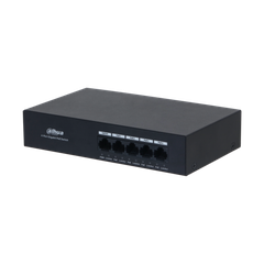 Switch PoE DAHUA DH-PFS3005-4GT-36 (4 PoE Gigabit, 1 uplink Gigabit, 36W)