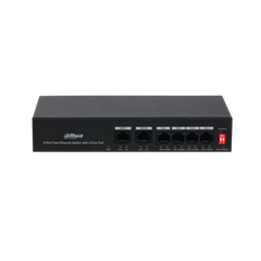 Switch PoE DAHUA DH-PFS3006-4ET-36 (4 PoE, 2 uplink, 36W)