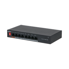Switch PoE DAHUA DH-PFS3008-8ET-60 (4 PoE, 4 uplink, 60W)