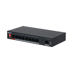 Switch PoE DAHUA DH-PFS3009-8ET1GT-96 (8 PoE, 1 uplink Gigabit, 96W)