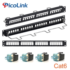 Thanh đấu nối Patch Panel 24 Port Cat6 PicoLink PL-S1U24DC6