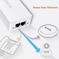 Bộ cấp nguồn POE 1 cổng Tenda PoE1500S Gigabit 15.4W