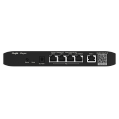 Modem Router Ruijie cân bằng tải RG-EG105G-P V2 (600Mbps, 4 PoE, 100 user)