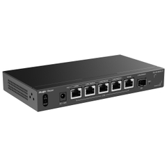 Modem Router Ruijie cân bằng tải RG-EG406XS-P (5 LAN 2.5GE, 4 PoE, 1 SFP 10GE, 400 user)