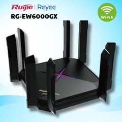 Bộ phát Wifi Ruijie RG-EW6000GX (Wifi 6, 6000Mbps, 8 ăng ten, Lan 2.5G)