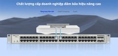 Switch PoE Ruijie RG-NBS3200-48GT4XS-P-V2 (48 cổng Gigabit PoE+, 4 cổng SFP+ 10G)