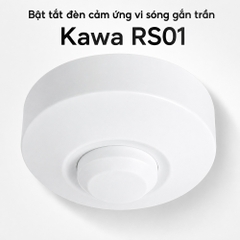 Bật tắt đèn cảm ứng vi sóng gắn trần Kawa RS01
