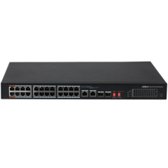 Switch PoE DAHUA DH-S3226-24ET-360 (24 PoE, 2 uplink Gigabit hoặc 2 SFP, 360W)