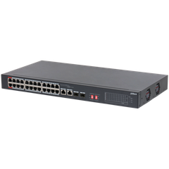 Switch PoE DAHUA DH-S3226-24ET-375 (24 PoE, 2 uplink Gigabit hoặc 2 SFP, 375W)