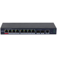 Switch PoE DAHUA DH-S4210-8GT-110 (8 PoE Gigabit, 2 SFP, 110W)