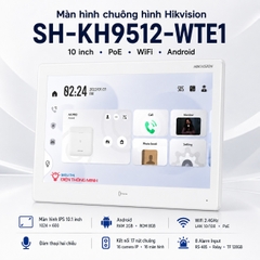 Màn hình chuông hình Hikvision SH-KH9512-WTE1 (10 inch, PoE, Wifi, Android)