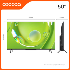Android Google Tivi Coocaa 50 inch UHD 4K 50Y73 điều khiển giọng nói