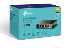 Switch PoE TP-Link TL-SG1005P (4 PoE Giga, 1 Uplink Giga, 65W)