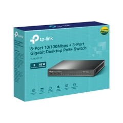 Switch PoE TP-Link TL-SL1311P (8 PoE, 2 uplink Gigabit, 1 SFP, 65W)