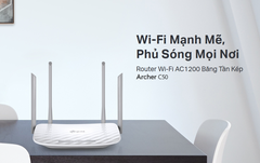 Bộ phát Wifi TP-LINK Archer C50 (WiFi 5 AC1200 4 ăng ten)