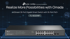 Switch PoE TP-LINK OMADA TL-SG2218P (16 PoE Gigabit, 2 SFP)