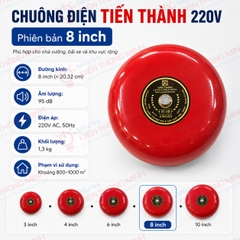 Chuông điện Tiến Thành 220V - 8 INCH