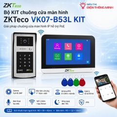 Bộ KIT chuông cửa màn hình ZKTeco VK07-B53L KIT