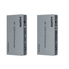 Bộ kéo dài HDMI qua LAN 120m hỗ trợ USB HDMI-LAN-USB-120