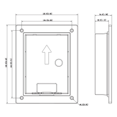 Chân đế Camera chuông hình Dahua VTM114 (lắp âm)