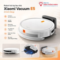 Robot hút bụi lau nhà Xiaomi Vacuum E5 (Chính Hãng, BH 12 tháng)