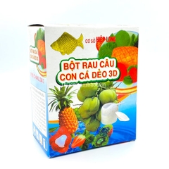 Bột rau câu con cá dẻo 3D hộp 12 gói