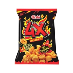 Oishi Snack bắp 4X Sriracha vị cay 68g