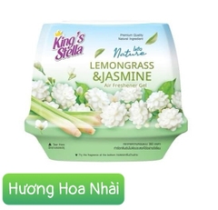 Sáp thơm King's Stella hương sả và hoa nhài 180g