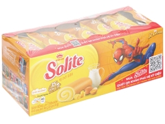 Bánh bông lan cuộn kem Solite vị bơ sữa 18g
