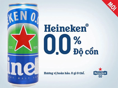 Bia Heineken 0.0% độ cồn lon 330ml