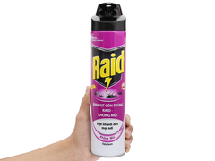 Xịt muỗi Raid không mùi