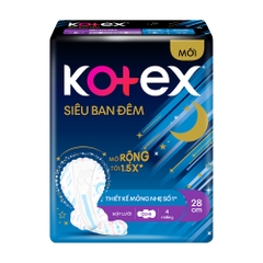 Băng vệ sinh Kotex ban đêm 28cm