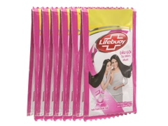 Dầu gội Lifebuoy mềm mượt kháng khuẩn 6g/12gói/dây