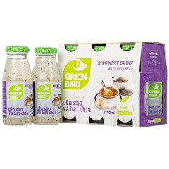 Yến sào và hạt chia Green Bird 185ml