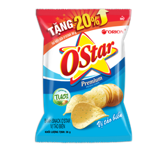 Bánh O'star vị tảo biển 60g