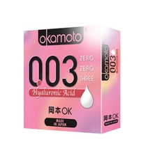 Bao cao su HYALURONIC ACID - Bóng láng siêu mỏng - 0.03 - 3s