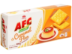 Bánh AFC vị caramel flan mỏng giòn 109g